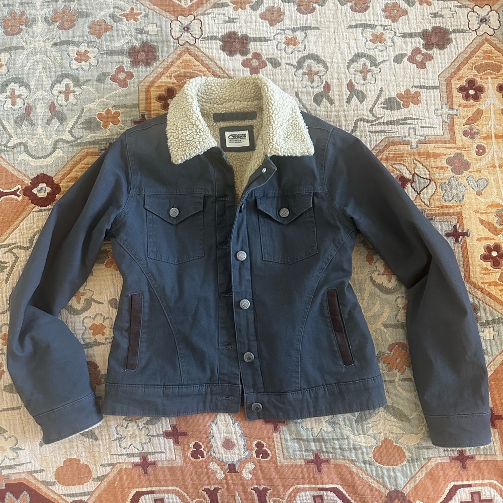 Mountain Khakis Women’s Ranch Shearling Jacket, Slate Gray, size XS